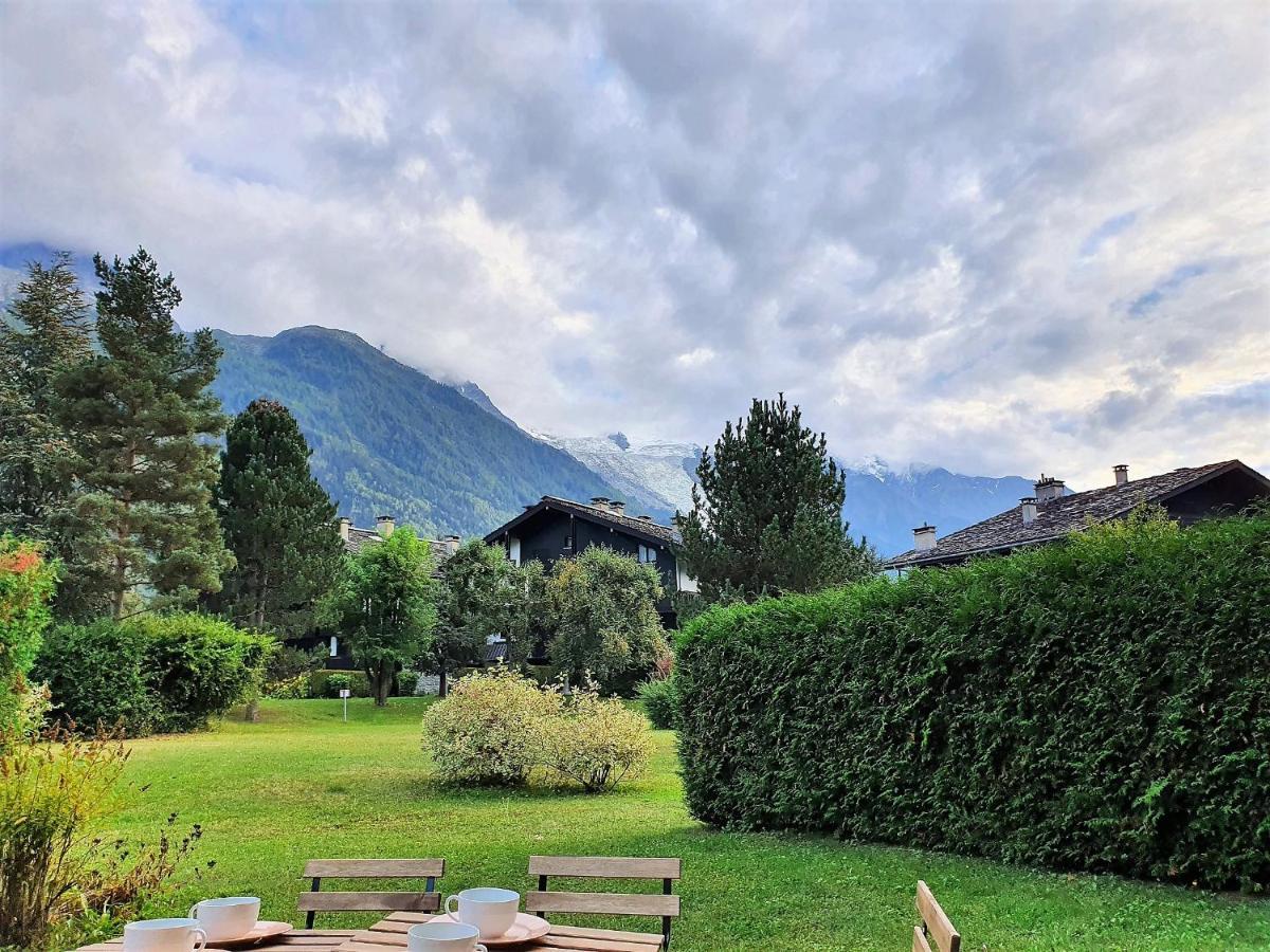 Chamonix Appartement Vue Mont Blanc Avec Jardin Ngoại thất bức ảnh