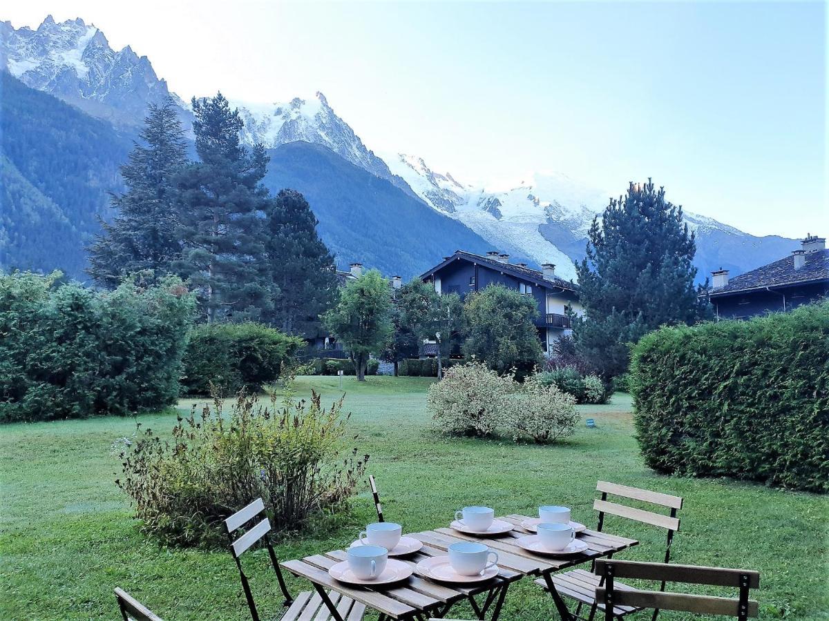 Chamonix Appartement Vue Mont Blanc Avec Jardin Ngoại thất bức ảnh